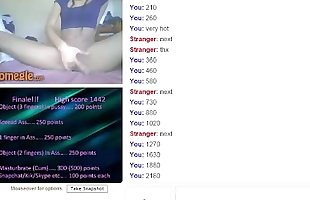 Omegle sexy ebony teen completes my points game