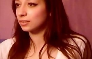 Sexy amateur Teen masturbiert auf Webcam - Zugang tubcamscom