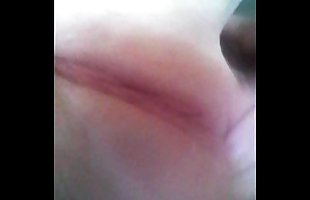 Rubbing my tight pink pussy close up and cumming