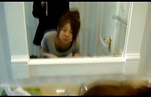 korea remaja gf quickie di kamar mandi